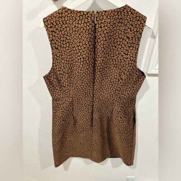 KATE SPADE - Flora Leopard Jacquard Dress- Size 14 - new with tags - Picture 4 of 12